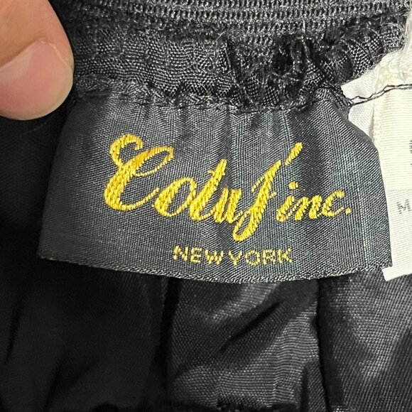 Cotuf INC Womens Velvet Bubble Mini Skirt Size S Black Whimsigoth Romantic Goth - Picture 6 of 8